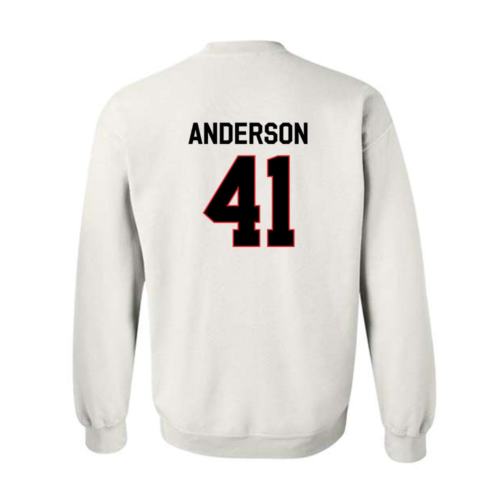Davidson - NCAA Baseball : Hunter Anderson - Crewneck Sweatshirt Classic Fashion Shersey