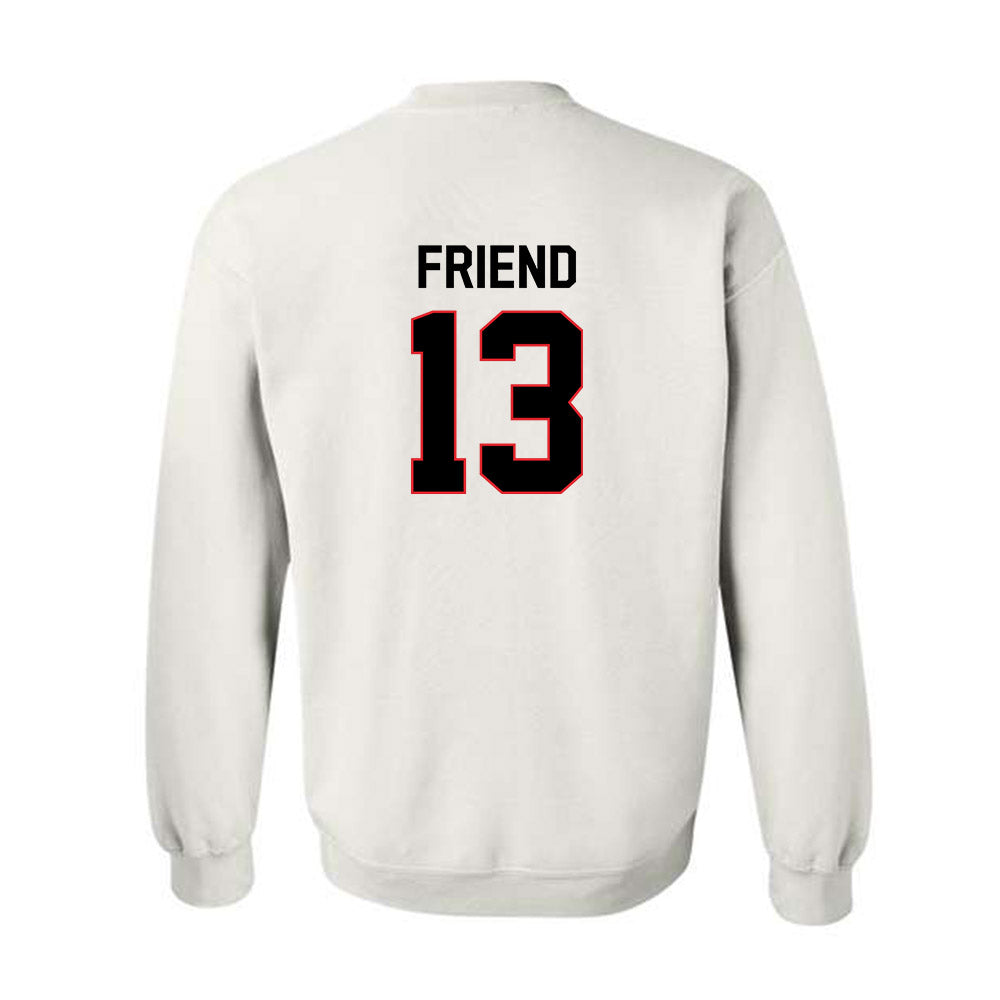 Davidson - NCAA Baseball : Jacob Friend - Crewneck Sweatshirt Classic Fashion Shersey