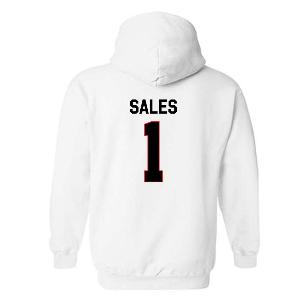 Davidson - NCAA Football : Jaleel Sales - Hooded Sweatshirt Classic Fashion Shersey