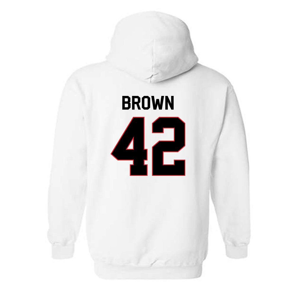 Davidson - NCAA Football : Dallas Brown - Hooded Sweatshirt Classic Fashion Shersey