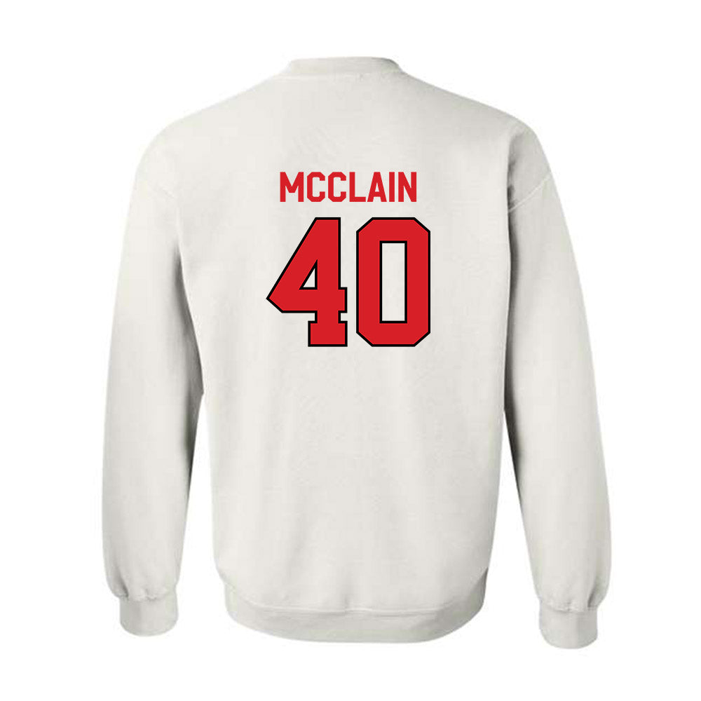 Davidson - NCAA Football : Carius McClain - Crewneck Sweatshirt Classic Fashion Shersey