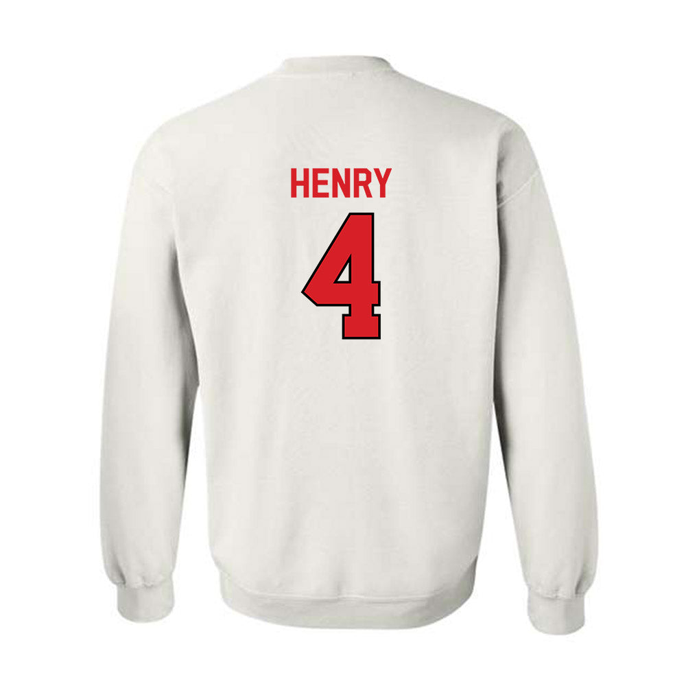Davidson - NCAA Football : Tahir Henry - Crewneck Sweatshirt Classic Fashion Shersey