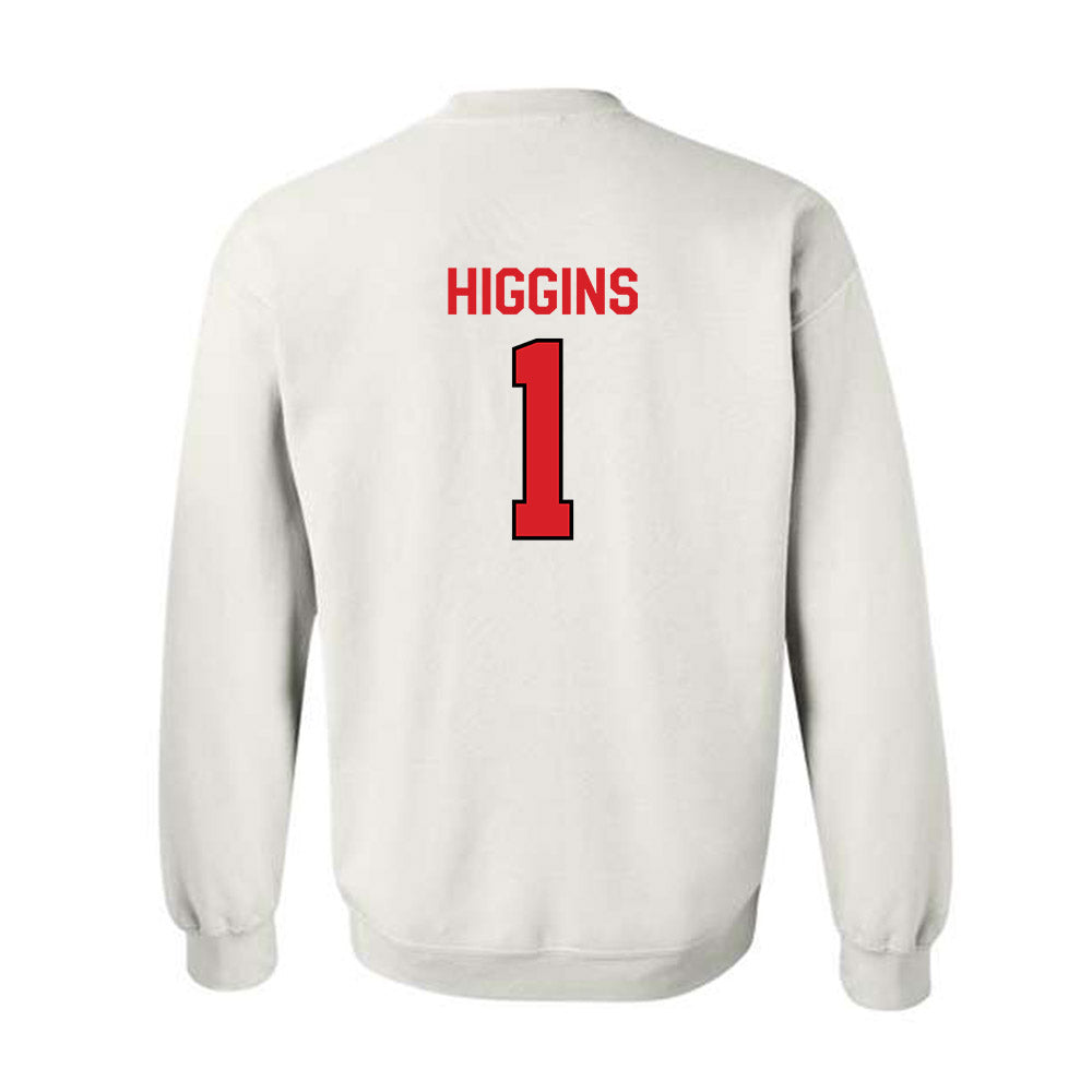Davidson - NCAA Baseball : Justin Higgins - Crewneck Sweatshirt Classic Fashion Shersey