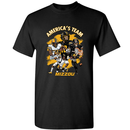 Missouri - NCAA Football : T-Shirt Americas Team Caricature