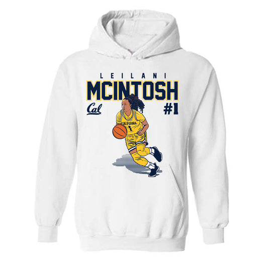 UC Berkeley - NCAA Women's Basketball : Leilani McIntosh - Hooded Sweatshirt Individual Caricature