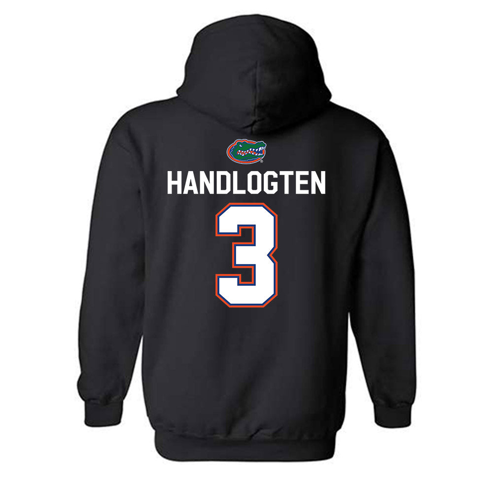 Florida - NCAA Men's Basketball : Micah Handlogten - Hooded Sweatshirt Sports Shersey