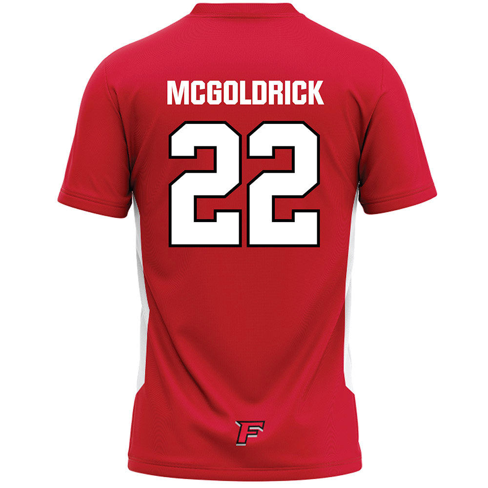 Fairfield - NCAA Men's Lacrosse : PJ McGoldrick - Lacrosse Jersey Red