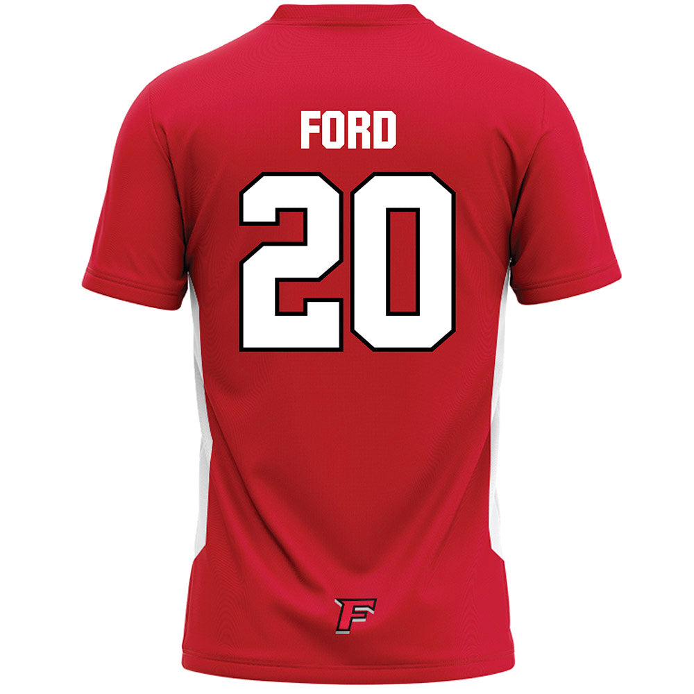 Fairfield - NCAA Men's Lacrosse : Bryce Ford - Lacrosse Jersey Red