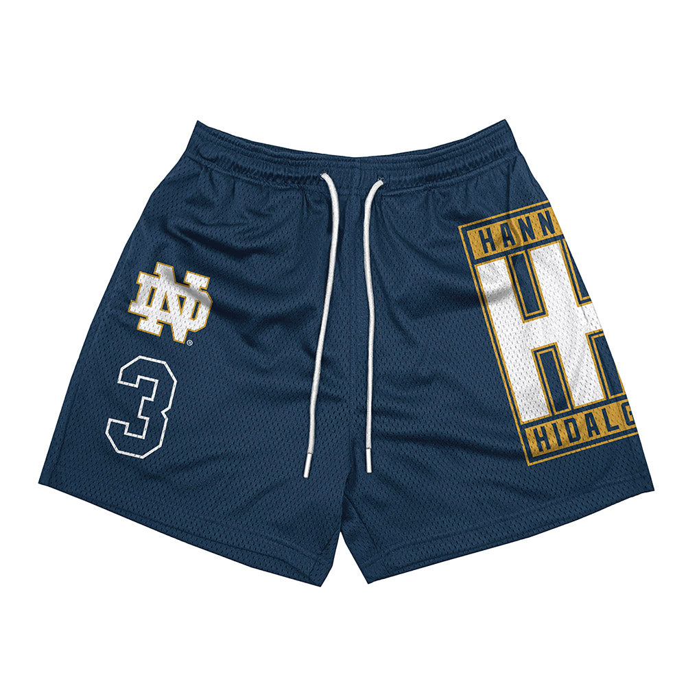 Notre Dame - NCAA Women's Basketball : Hannah Hidalgo - Mesh Shorts Fashion Shorts