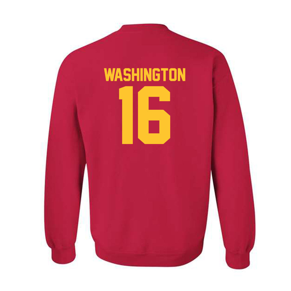 USC - NCAA Football : Tahj Washington - Crewneck Sweatshirt Classic Shersey