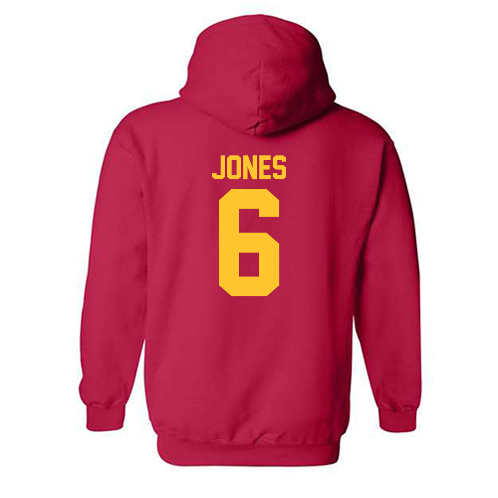 USC - NCAA Football : Austin Jones - Hooded Sweatshirt Classic Shersey