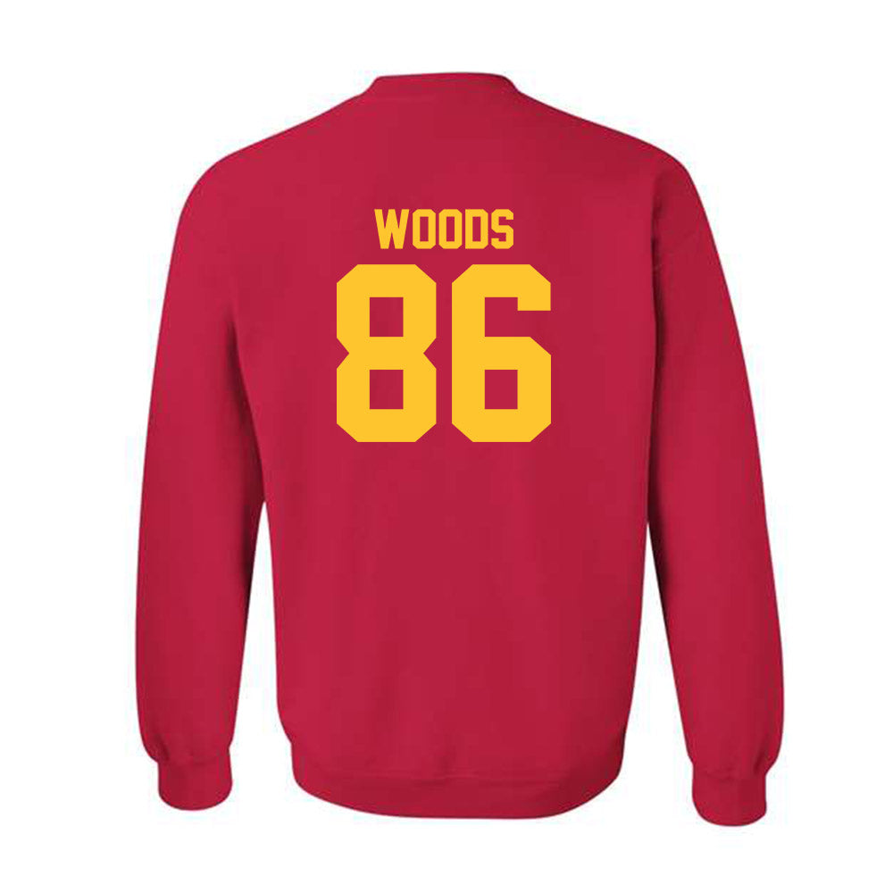 USC - NCAA Football : CJ Woods - Crewneck Sweatshirt Classic Shersey