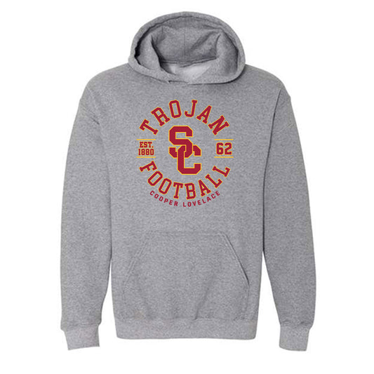 USC - NCAA Football : Cooper Lovelace - Hooded Sweatshirt Classic Fashion Shersey