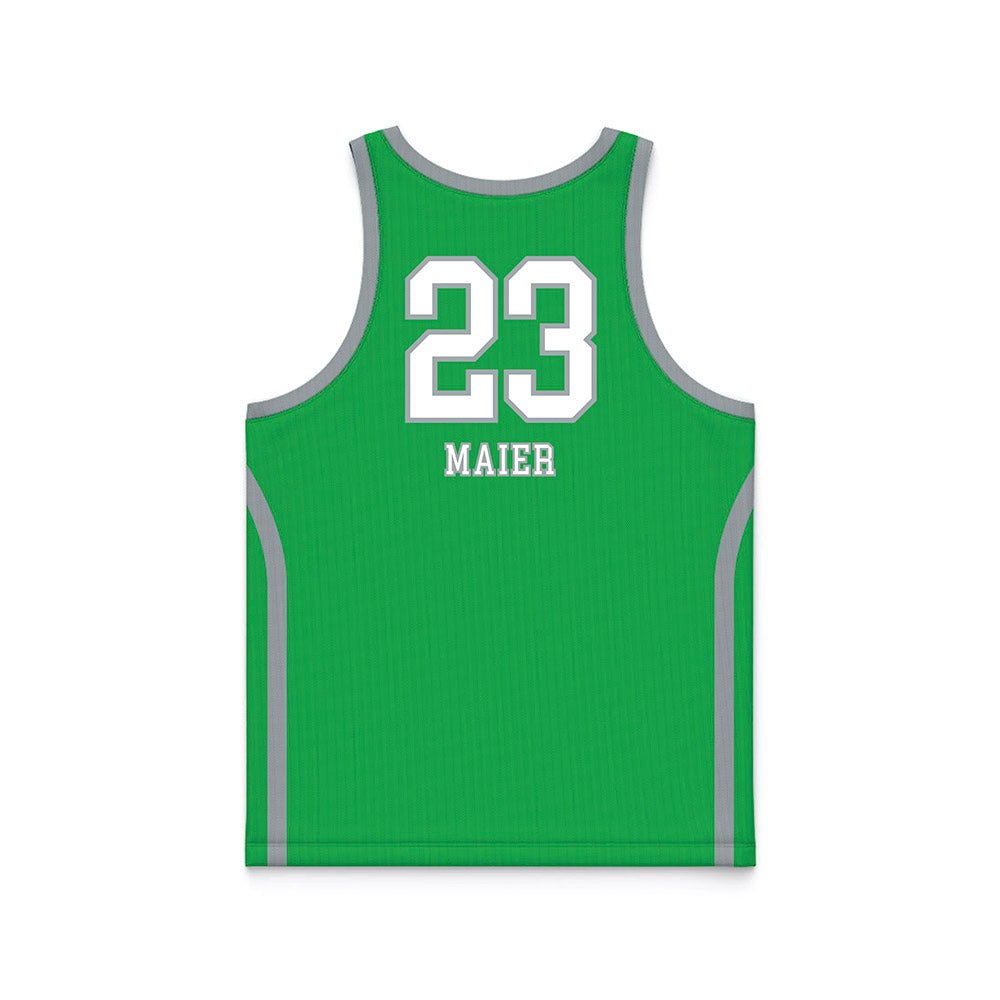 Marshall - NCAA Women's Basketball : Meredith Maier - Green Basketball Jersey