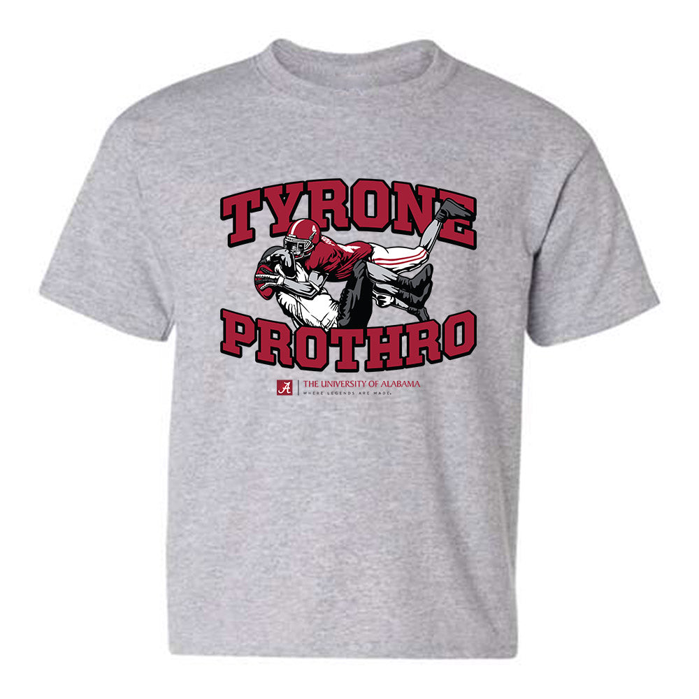 Alabama - Football Alumni : Tyrone Prothro - Youth T-Shirt Logo Design