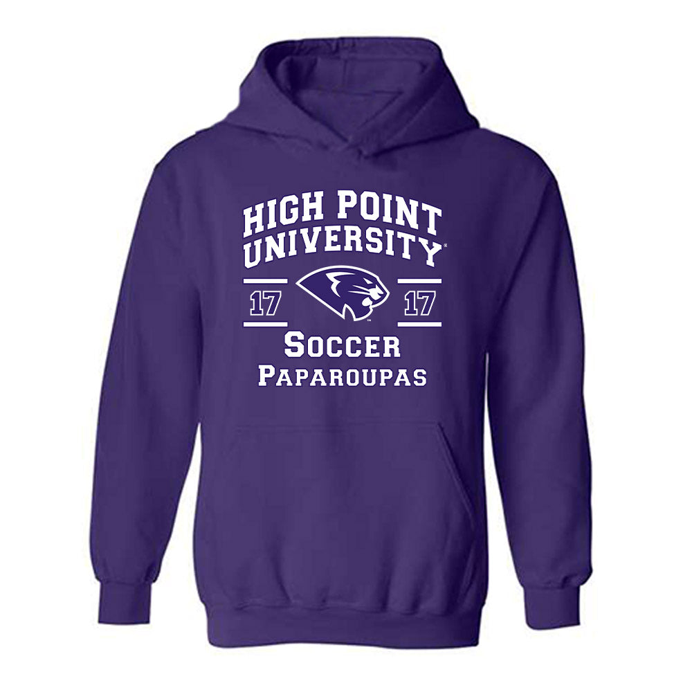 High Point - NCAA Men's Soccer : Angelo Paparoupas - Hooded Sweatshirt Classic Fashion Shersey