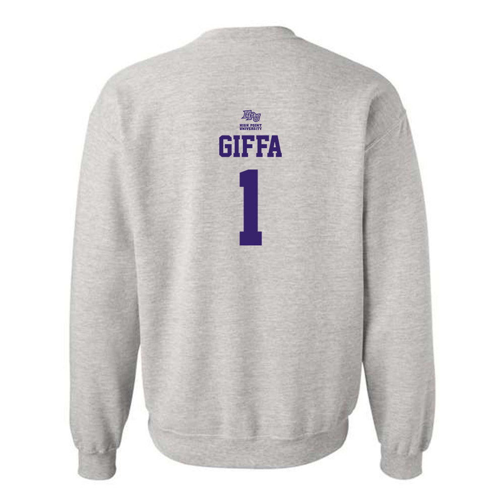 High Point - NCAA Men's Basketball : Kezza Giffa - Crewneck Sweatshirt Classic Fashion Shersey