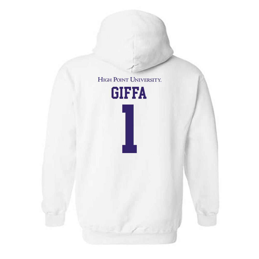 High Point - NCAA Men's Basketball : Kezza Giffa - Hooded Sweatshirt Classic Shersey
