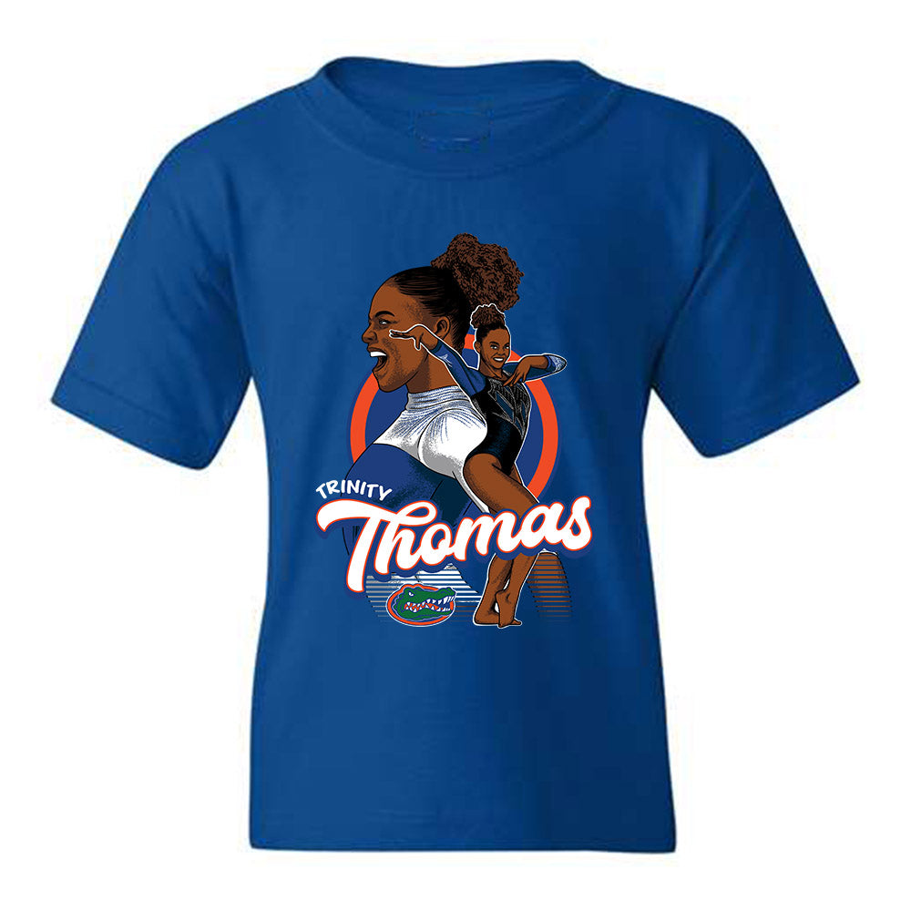 Florida - Gymnastics Alumni : Trinity Thomas - Youth T-Shirt Individual Caricature