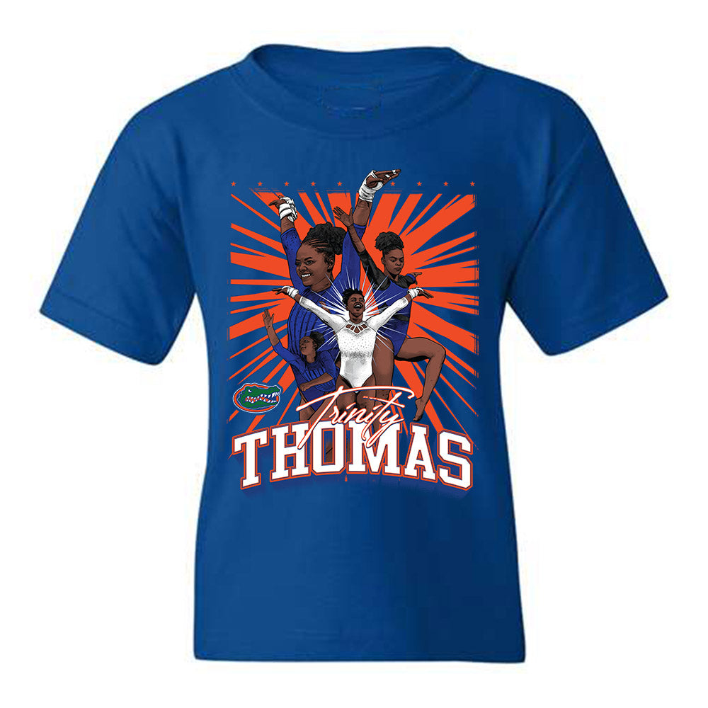 Florida - Gymnastics Alumni : Trinity Thomas - Youth T-Shirt Individual Caricature