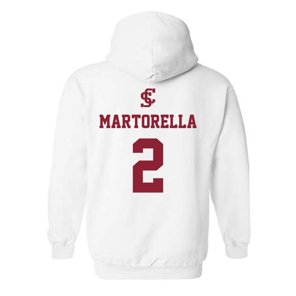 SCU - NCAA Softball : Marie Martorella - Hooded Sweatshirt Classic Shersey
