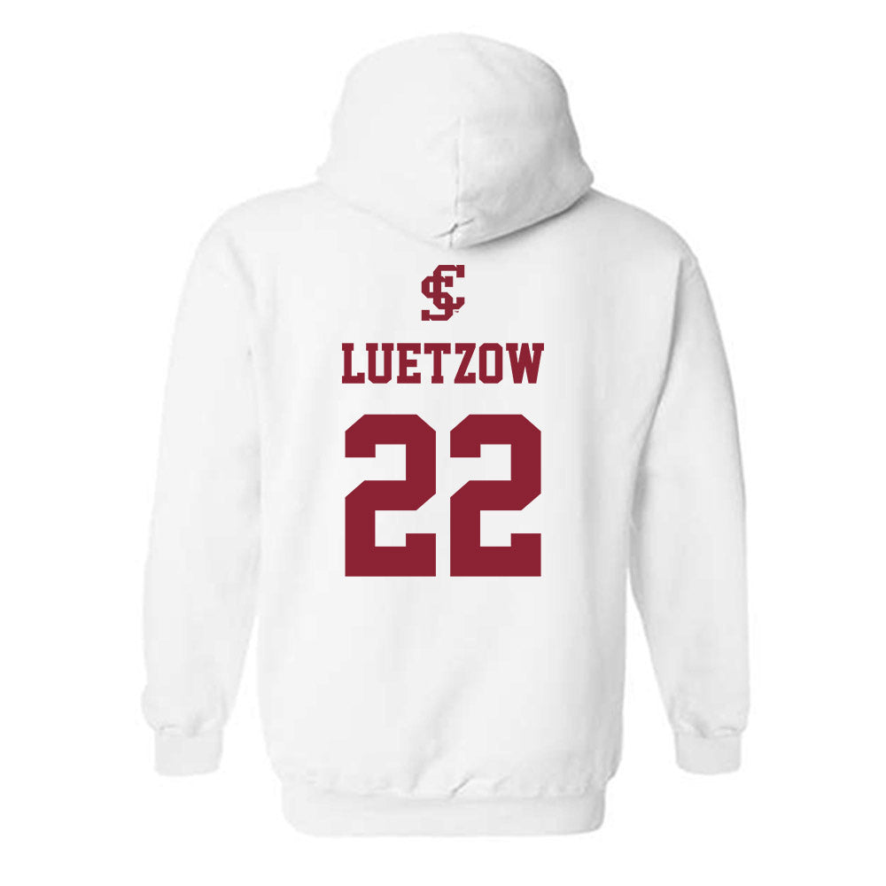 SCU - NCAA Baseball : Johnny Luetzow - Hooded Sweatshirt Classic Shersey