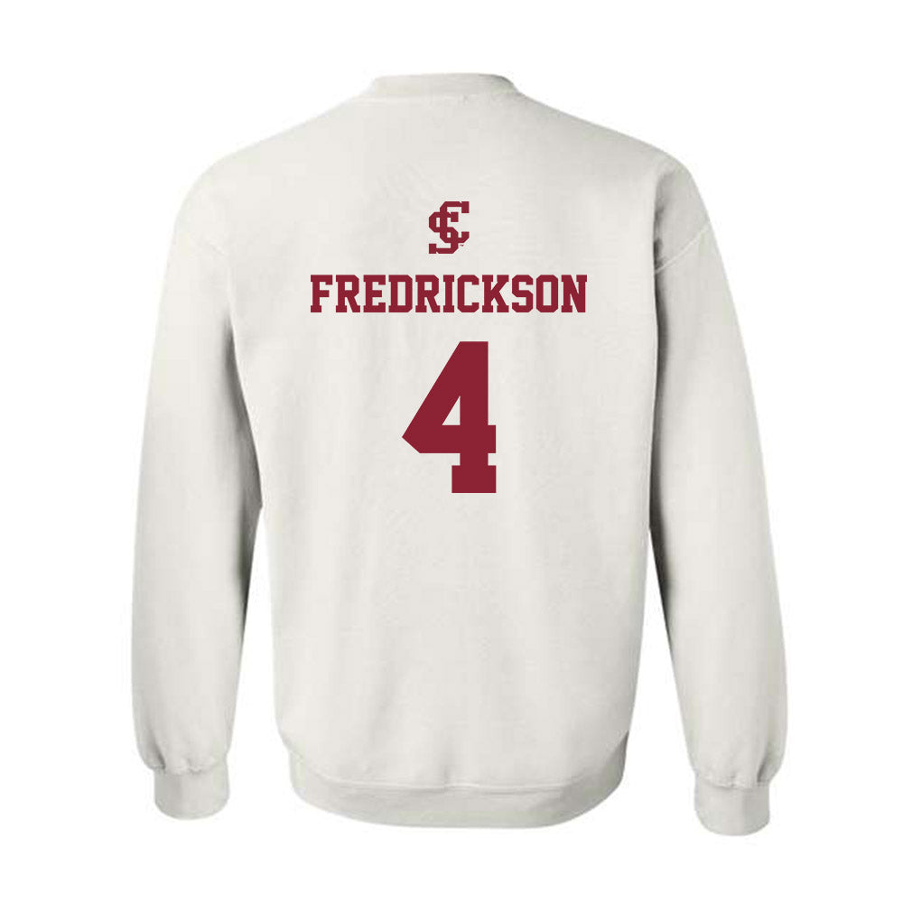 SCU - NCAA Women's Water Polo : Elle Fredrickson - Crewneck Sweatshirt Classic Shersey