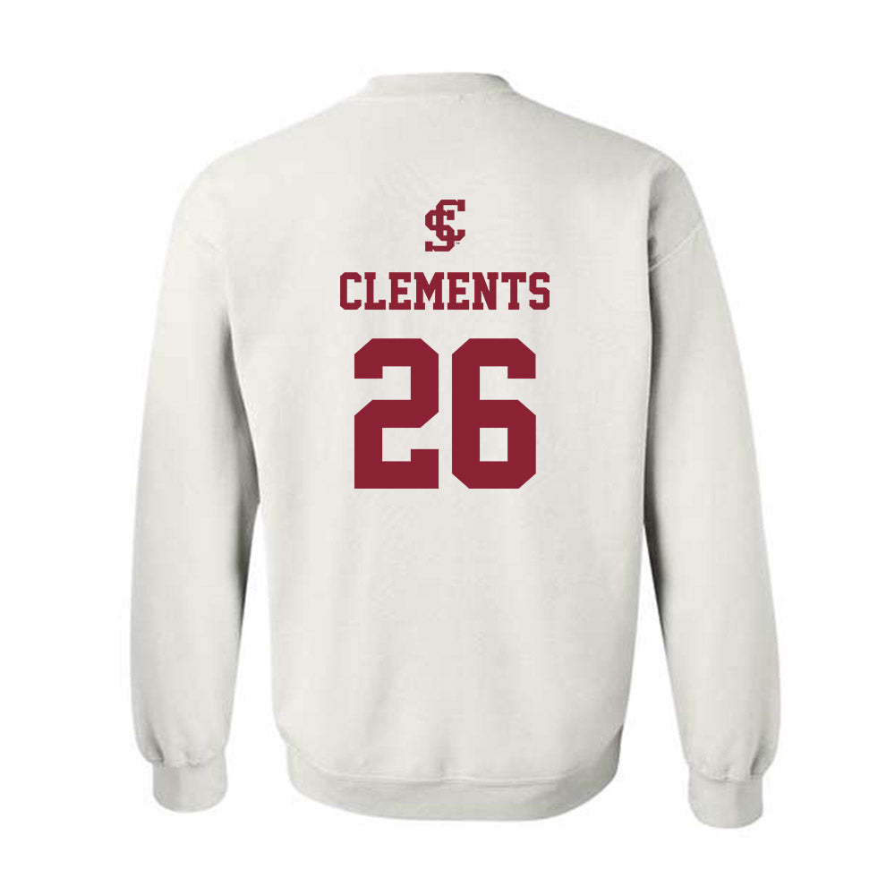SCU - NCAA Softball : Taryn Clements - Crewneck Sweatshirt Classic Shersey