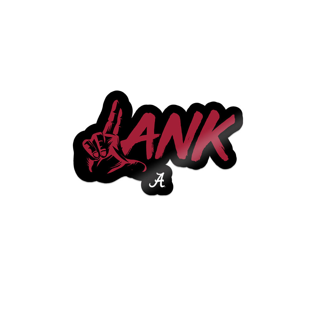 LANK™ LET ALL NAYSAYERS KNOW™ - NCAA Football : Hand Sign - Sticker