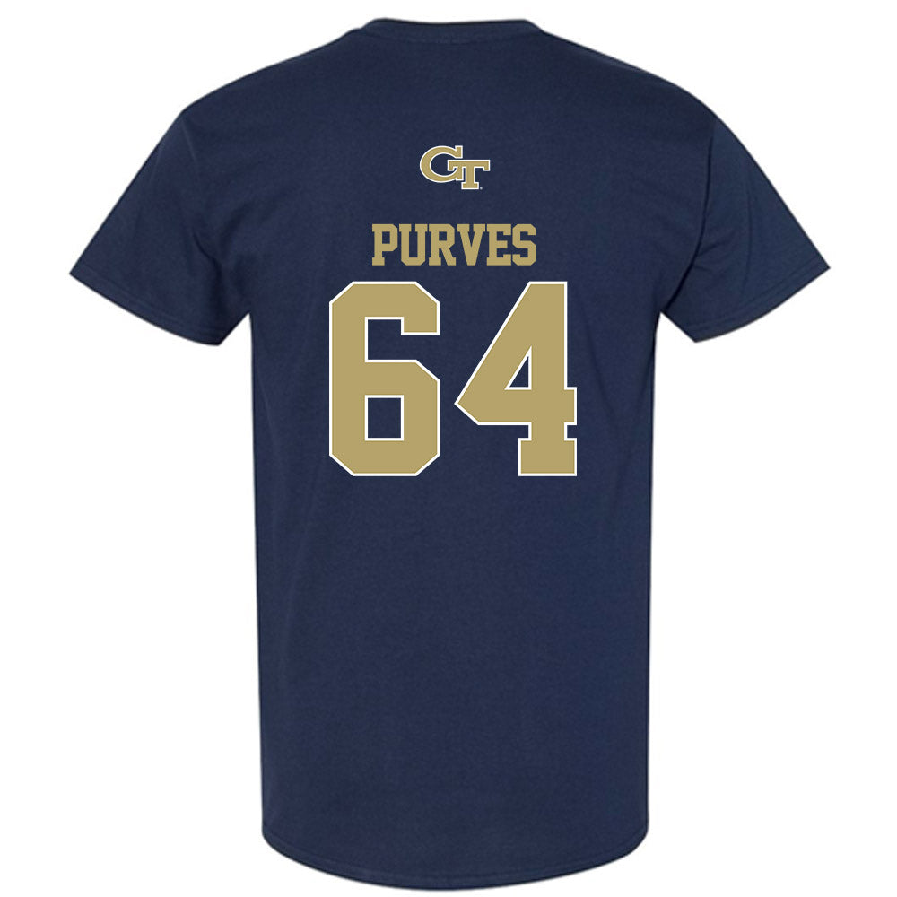 Georgia Tech - NCAA Football : Ryan Purves - T-Shirt Classic Shersey