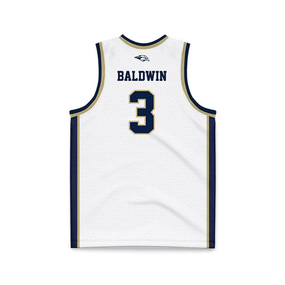 Oral Roberts - NCAA Women's Basketball : Gentry Baldwin - Basketball Jersey White