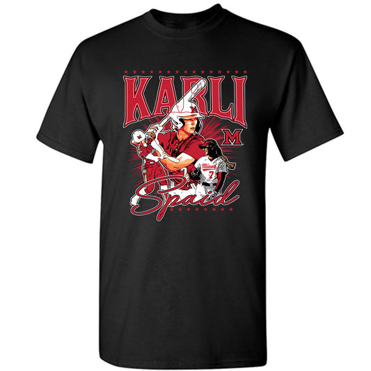 Miami of Ohio - NCAA Softball : Karli Spaid - T-Shirt Player Illustration