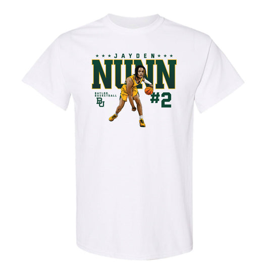 Baylor - NCAA Men's Basketball : Jayden Nunn - T-Shirt  Individual Caricature