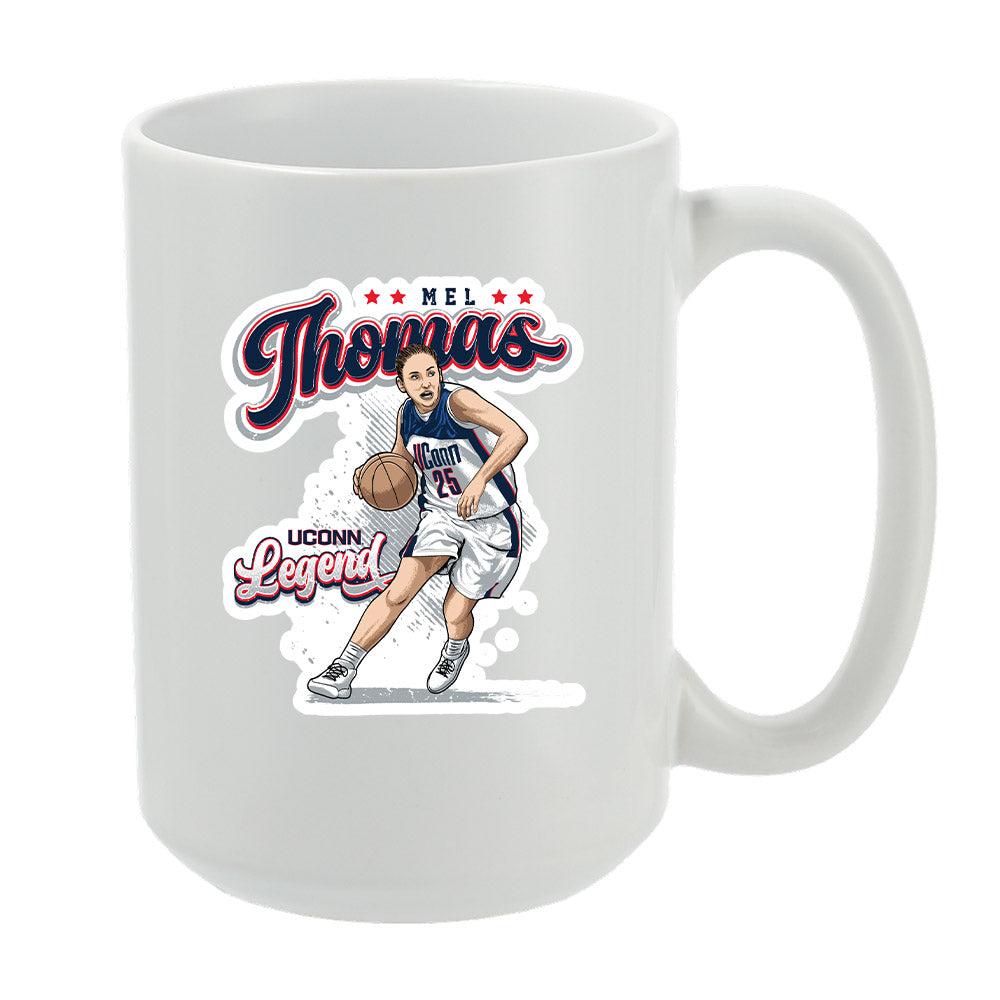 UConn - Women's Basketball Legends : Mel Thomas - Mug Individual Caricature