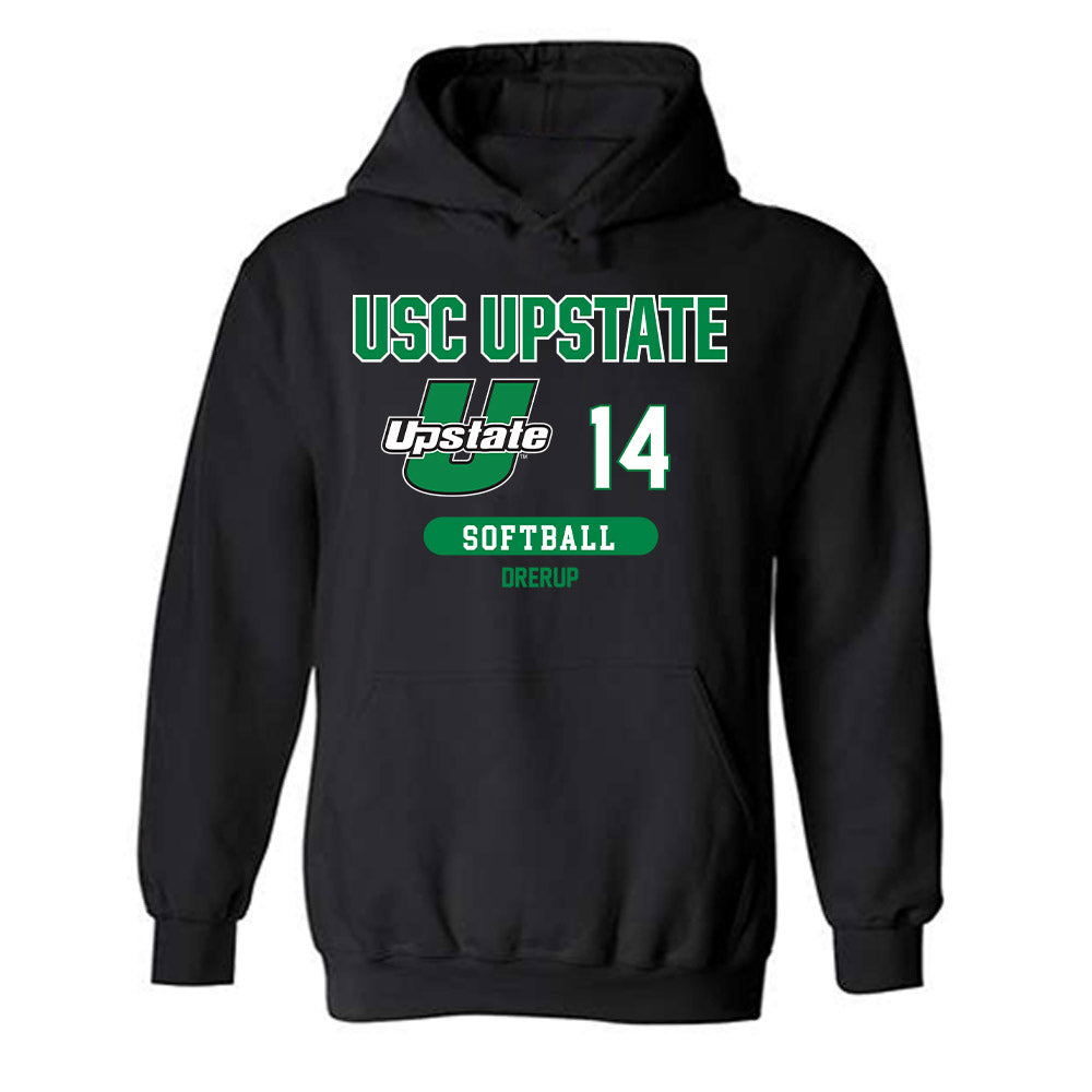 USC Upstate - NCAA Softball : Maddie Drerup - Hooded Sweatshirt Classic Fashion Shersey
