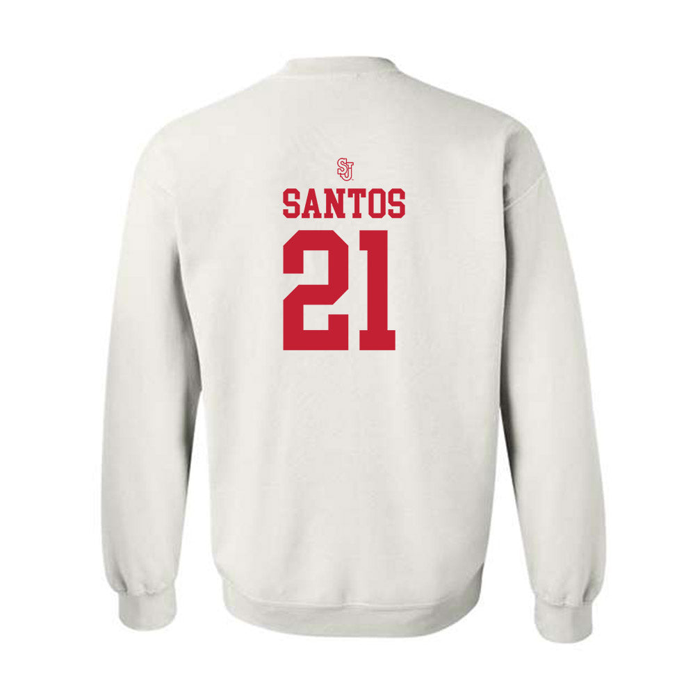 St. Johns - NCAA Softball : Melanie Santos - Crewneck Sweatshirt Sports Shersey