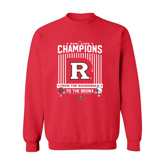 Rutgers - NCAA Football : Bowl Game Champions Crewneck Sweatshirt
