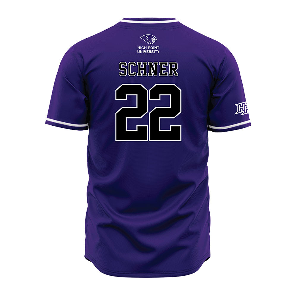 High Point - NCAA Baseball : Sam Schner - Baseball Jersey