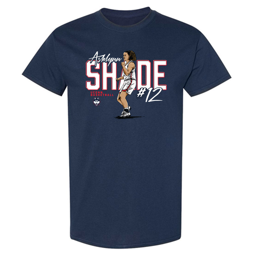 UConn - NCAA Women's Basketball : Ashlynn Shade - T-Shirt Individual Caricature