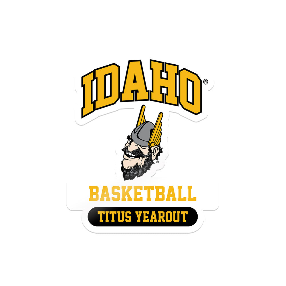 Idaho - NCAA Men's Basketball : Titus Yearout - Sticker Sticker