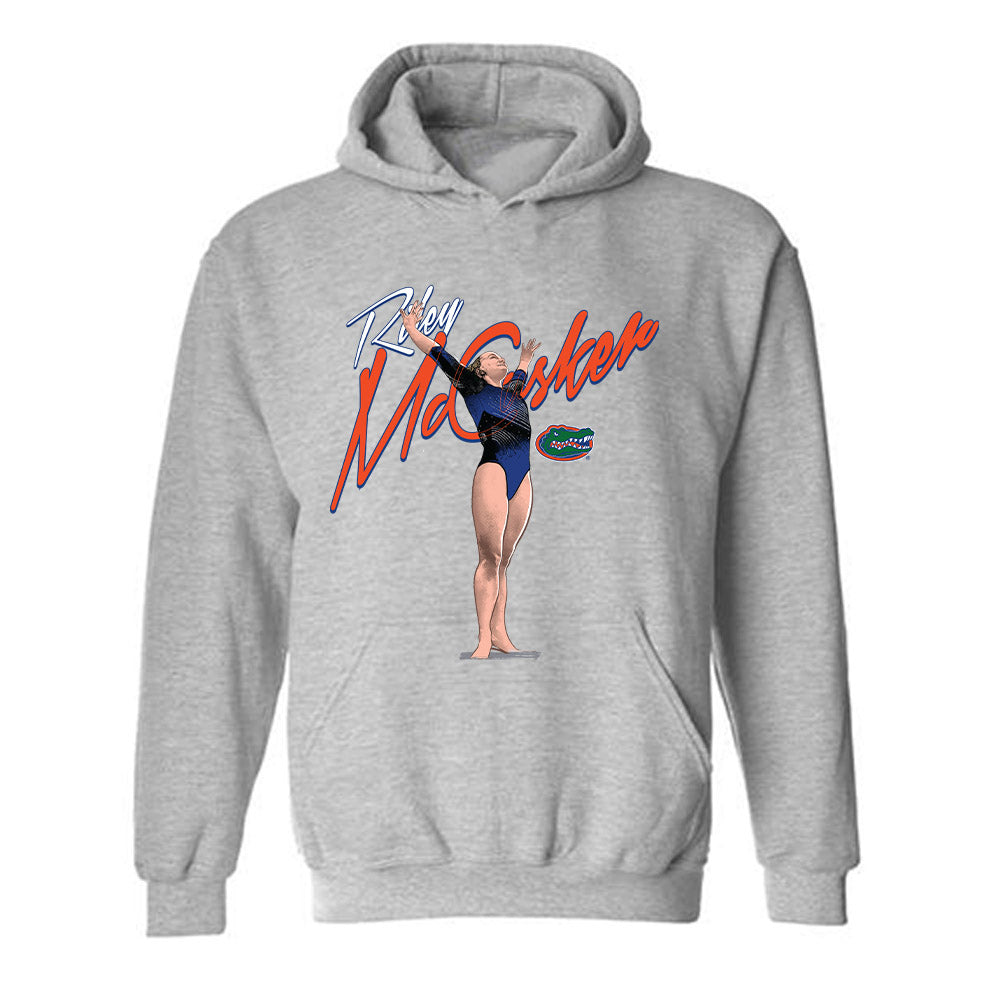 Florida - NCAA Women's Gymnastics : Riley McCusker - Hooded Sweatshirt Individual Caricature