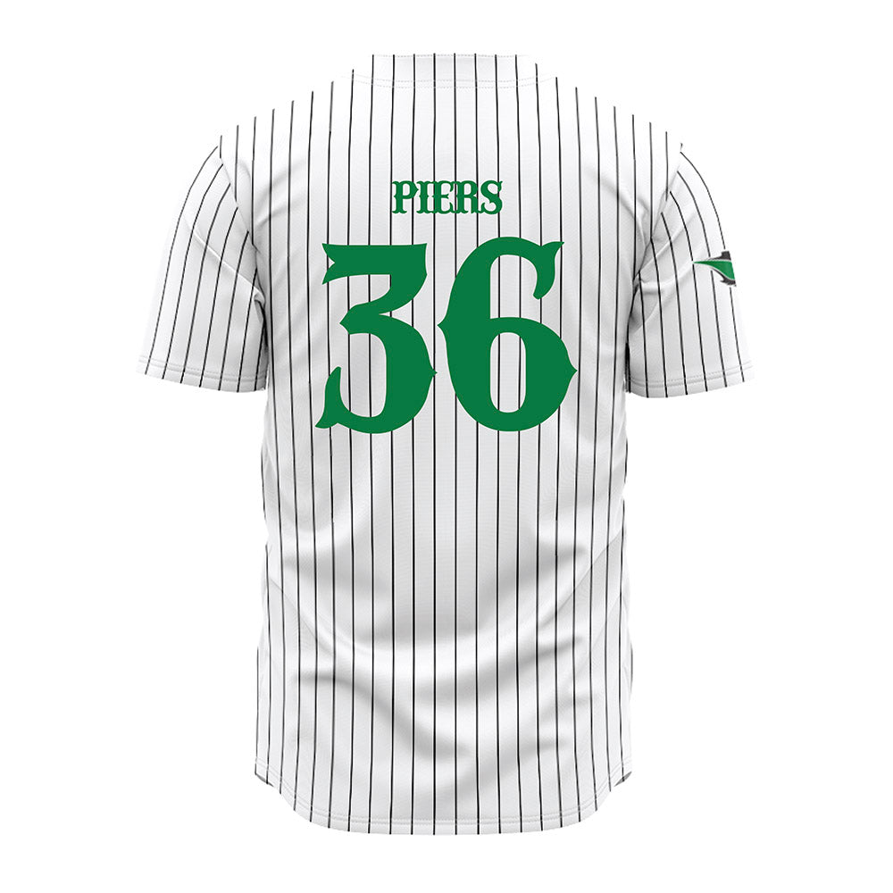 OKBU - NCAA Baseball : David Piers - Pinstripe Replica Jersey