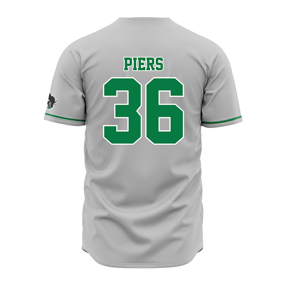 OKBU - NCAA Baseball : David Piers - Grey Replica Jersey