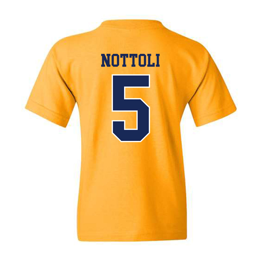 Marquette - NCAA Men's Lacrosse : Jacob Nottoli - Youth T-Shirt Sports Shersey
