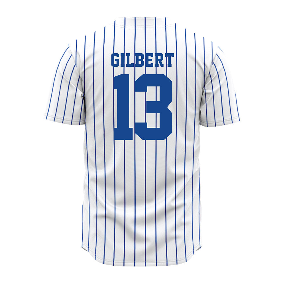 Seton Hall - NCAA Softball : Olivia Gilbert - Softball Jersey White Pinstripe