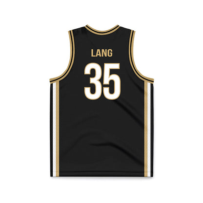 Vanderbilt - NCAA Men's Basketball : Carter Lang - Basketball Jersey Black