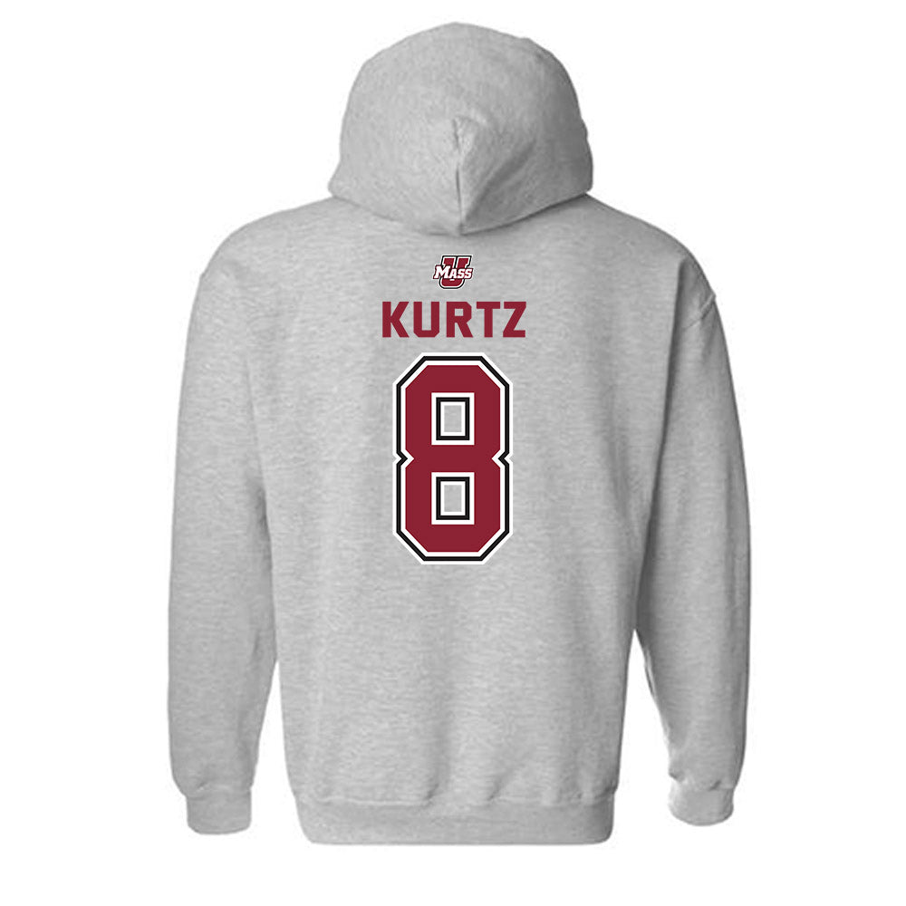 UMass - NCAA Men's Lacrosse : Charles Kurtz - Hooded Sweatshirt Classic Shersey
