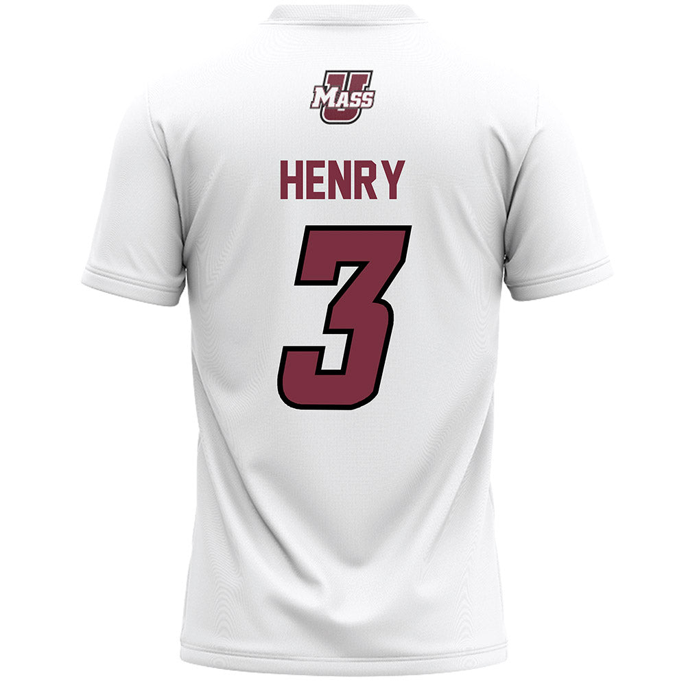 UMass - NCAA Men's Lacrosse : Ryan Henry - Lacrosse Jersey White