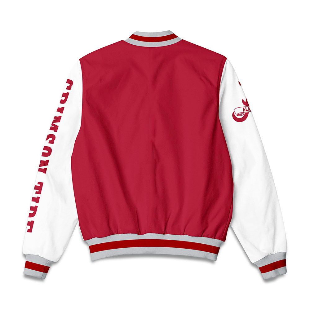 Alabama - Crimson Tide - Crimson Combination Bomber Jacket