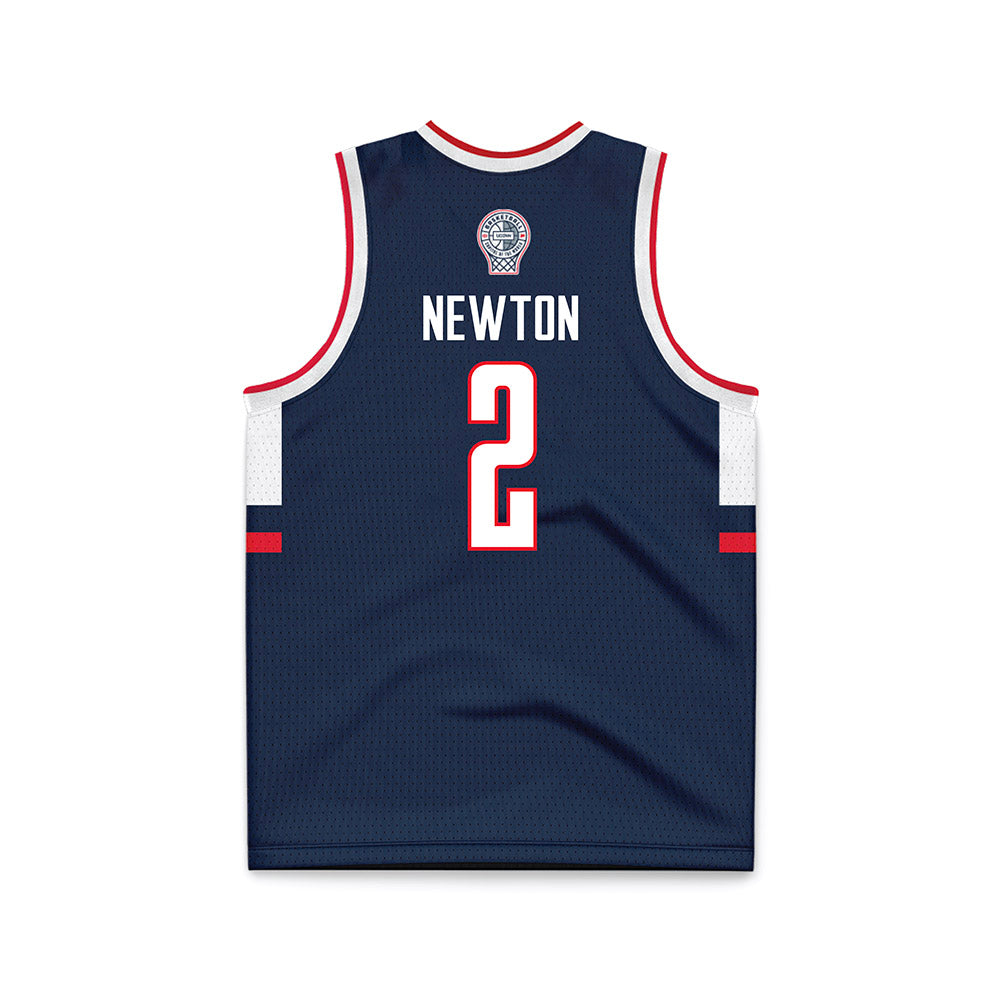 UConn - NCAA Men's Basketball : Tristen Newton - Basketball Navy Retro Jersey